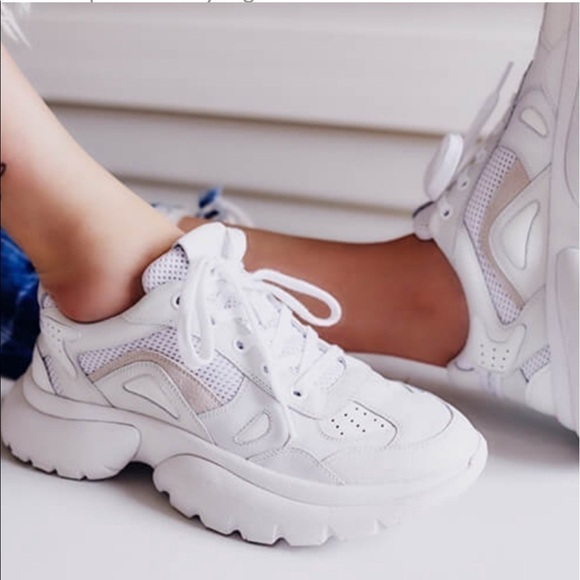 NEW Maje White DreamTomorrow Faster Trainer Sneaker Size 41 - Picture 2 of 16